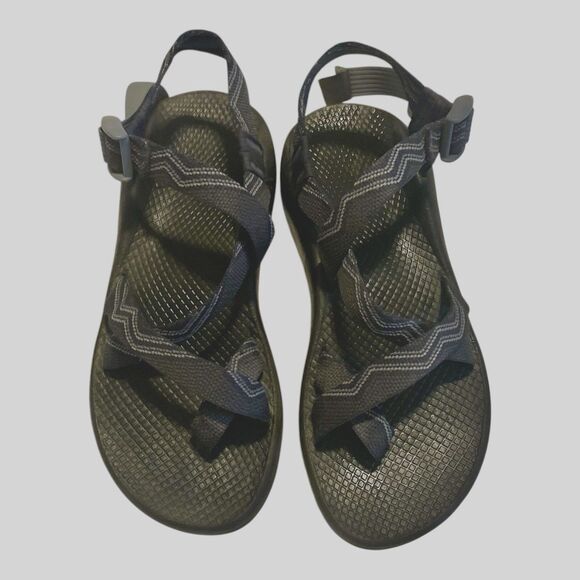 Chaco Women's Z2 Sandals Classic, Black Blue Size 8 Women's, Barely Worn - Picture 2 of 5